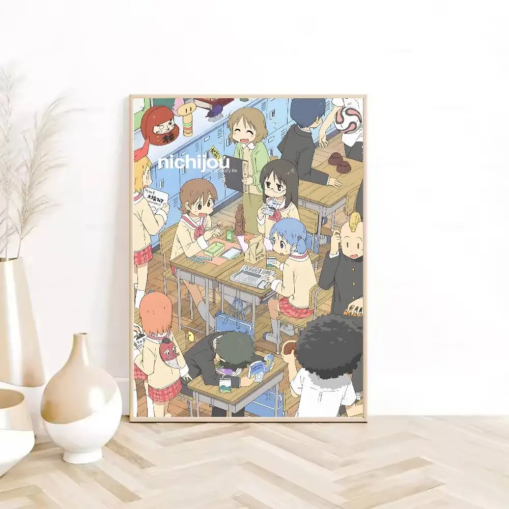 Nichijou Main Charcters Wall  Art
