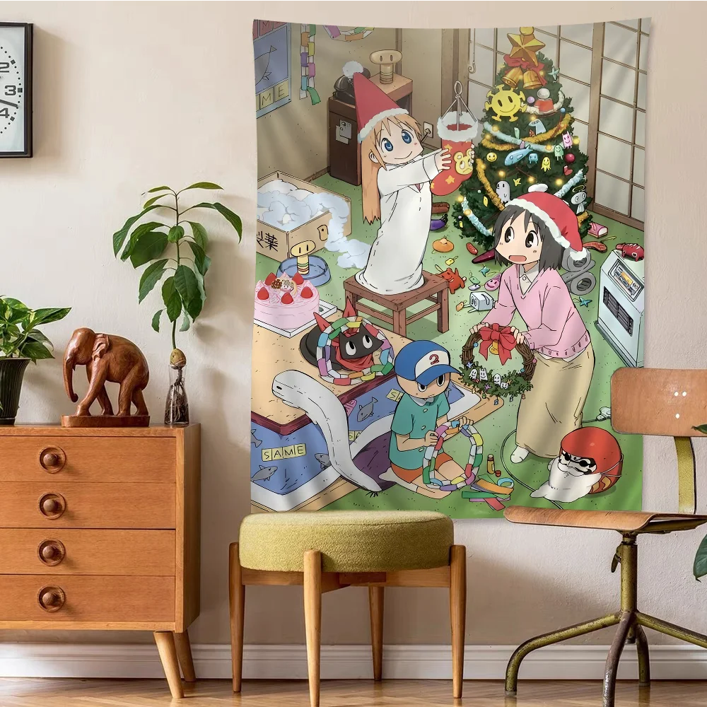 Nichijou Decorate Christmas  Tapestry