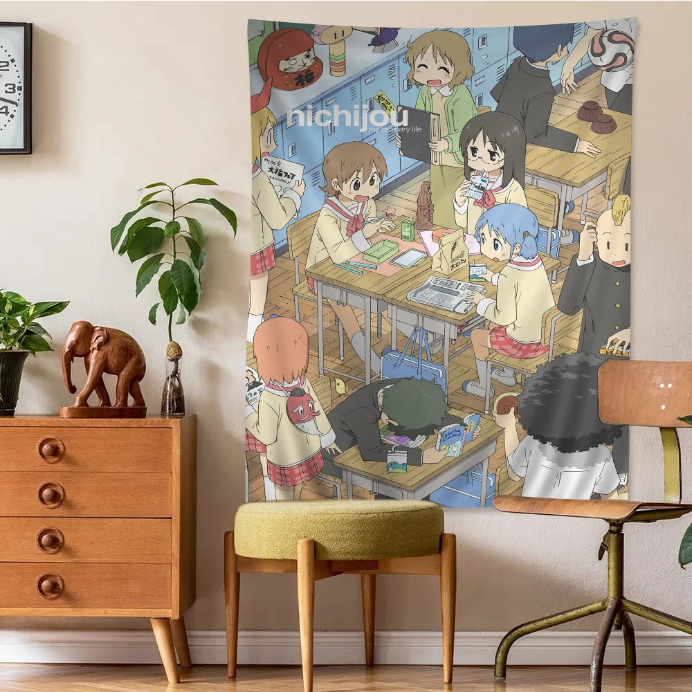 Nichijou Student Eating  Tapestry
