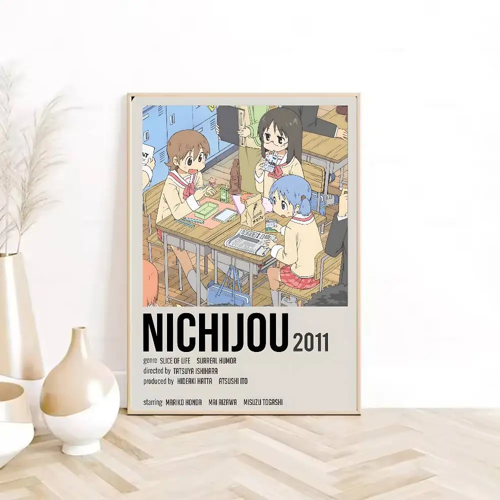 Nichijou Character Eating Wall  Art