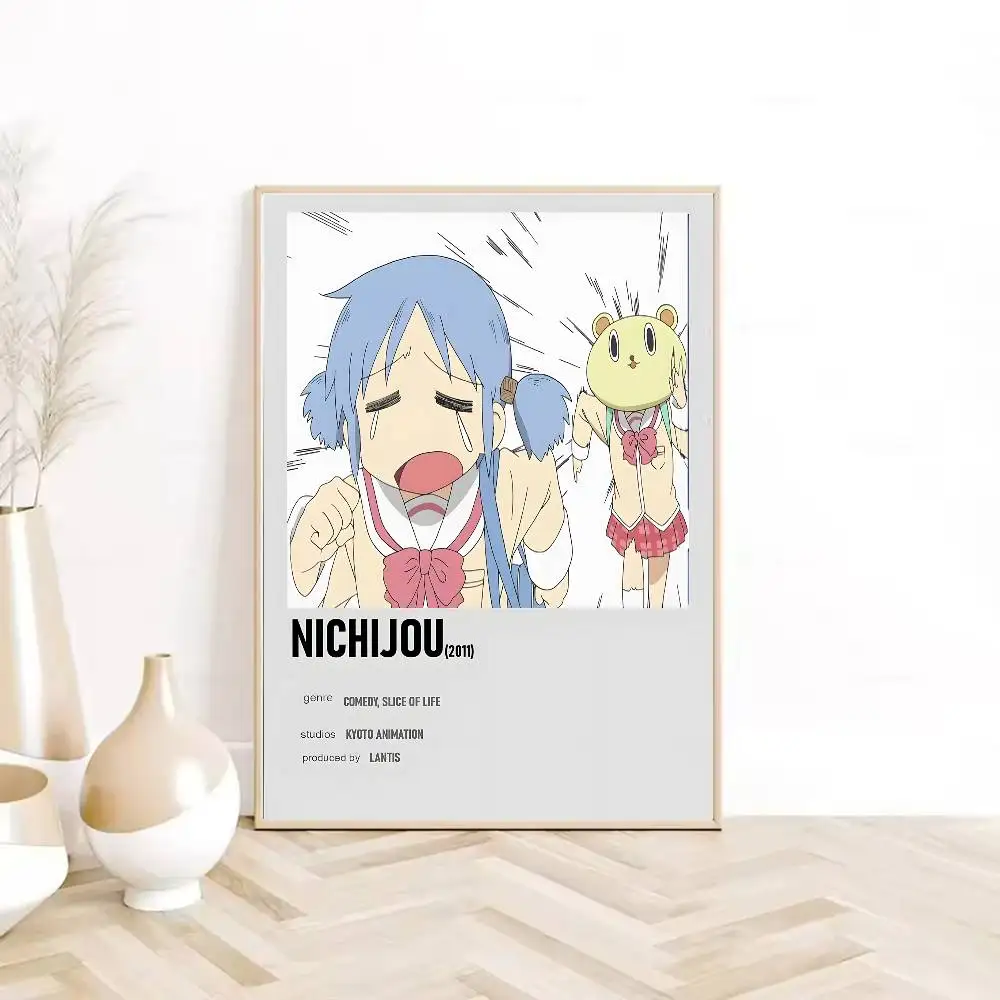 Nichijou Funny Mio and Yuko Wall  Art