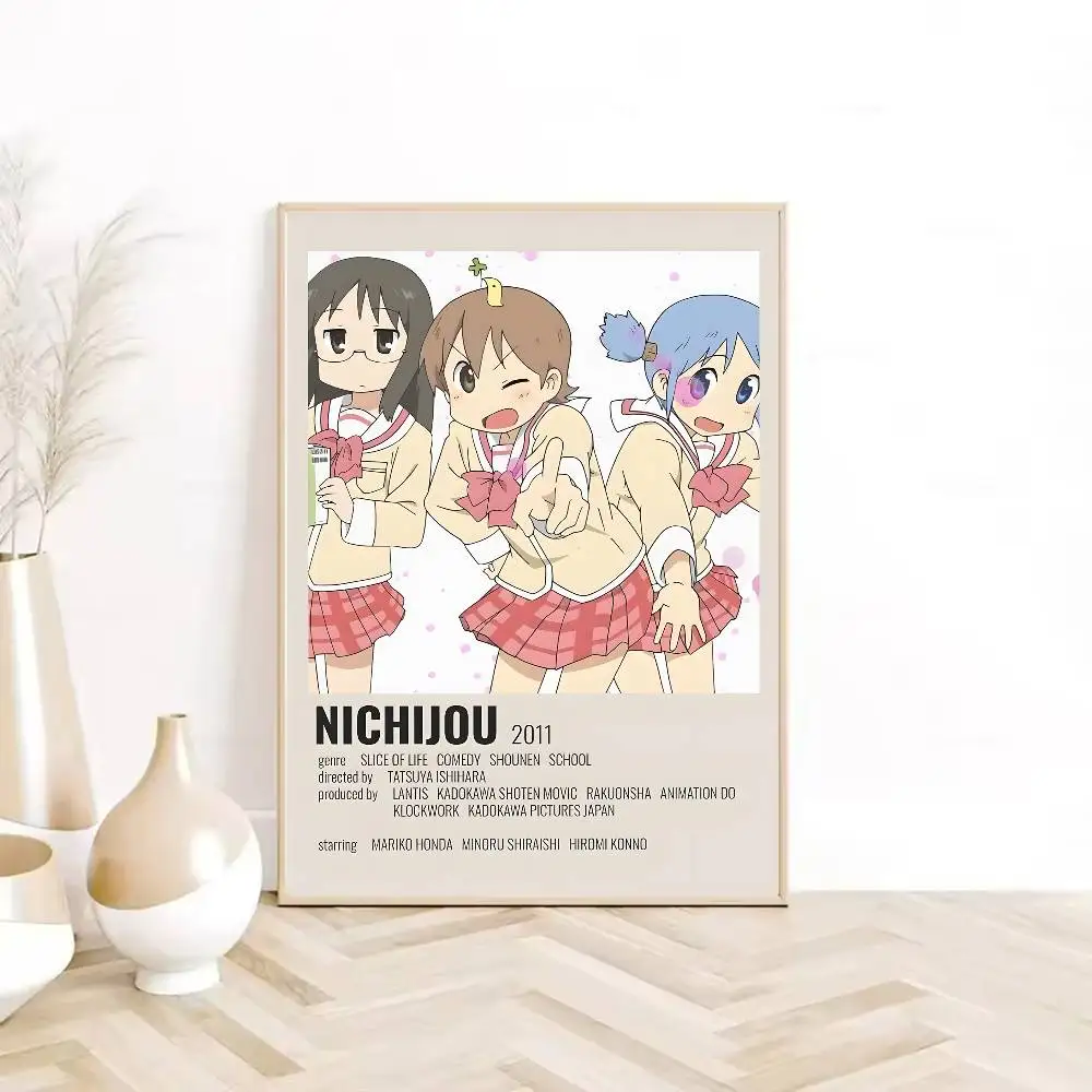 Nichijou Yuko Minakami and Mio Wall  Art
