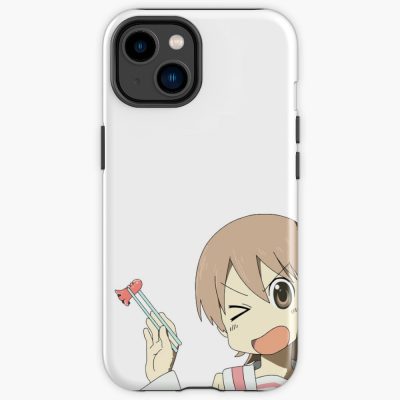 Nichijou Yuuko Caught Sausage Iphone Case