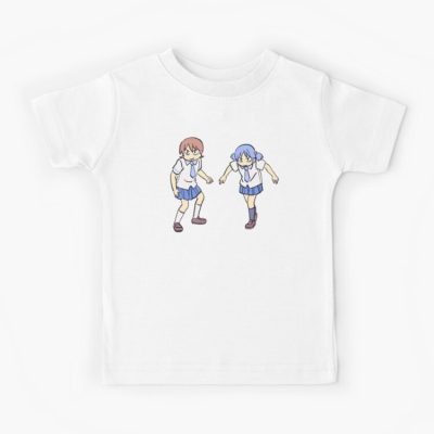 Nichijou Yuuko And Mio Tough Meme Kids T-shirt