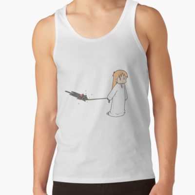 Nichijou Walking Sakamoto Cat Tank Top