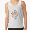 Nichijou Characters Group Artwork Tank Top
