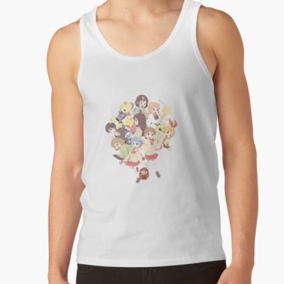 Nichijou Characters Group Artwork Tank Top