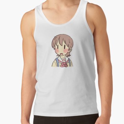 Nichijou Yuuko Funny Meme Face Tank Top
