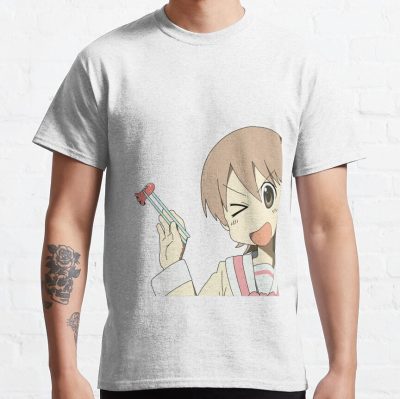 Nichijou Yuuko With Sausage T-shirt