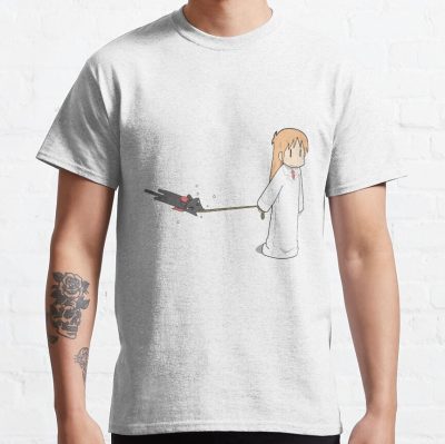 Nichijou Walking Sakamoto Cat T-shirt