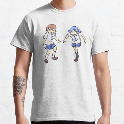 Nichijou Yuuko And Mio Tough Meme T-shirt