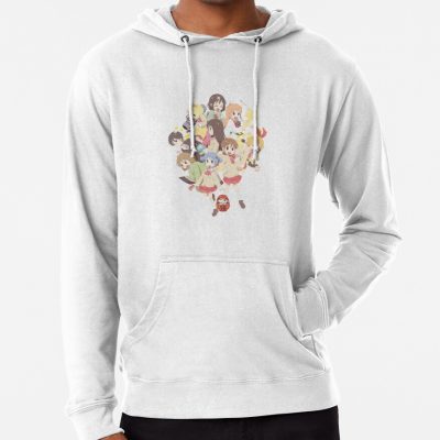 Nichijou Characters Group Artwork Hoodie