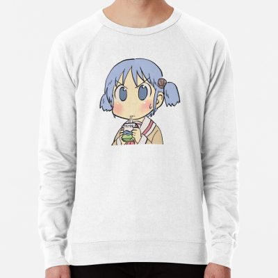 Nichijou Mio Drinking Milk Meme Sweatshirt
