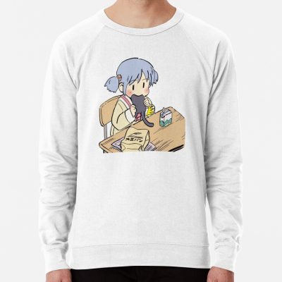 Nichijou Mio Eating Sakamoto Meme Sweatshirt
