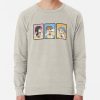 ssrcolightweight sweatshirtmensoatmeal heatherfrontsquare productx1000 bgf8f8f8 27 - Nichijou Store
