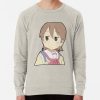 ssrcolightweight sweatshirtmensoatmeal heatherfrontsquare productx1000 bgf8f8f8 7 - Nichijou Store