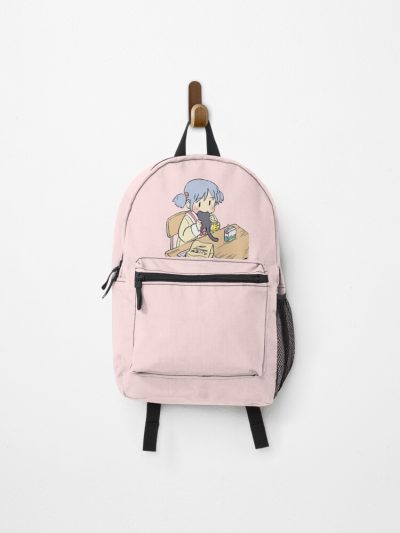 Nichijou Mio Eating Sakamoto Meme Backpack Backpack