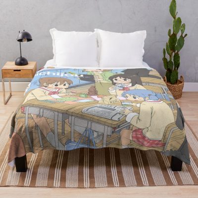 Official Nichijou Logo Throw Blanket