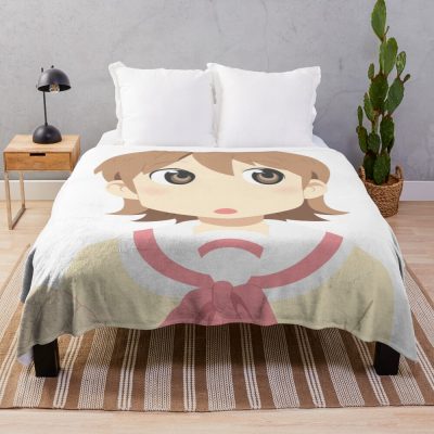 Nichijou Yuuko With Bird Throw Blanket
