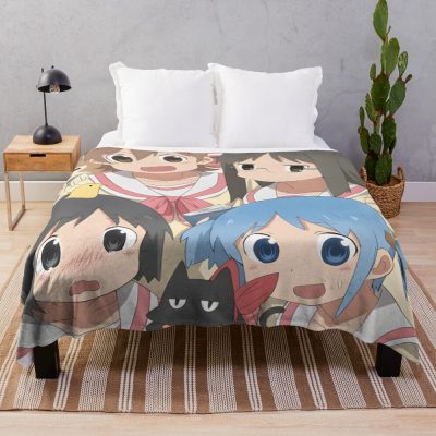 Nichijou Manga Cover Throw Blanket