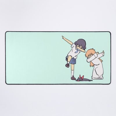 Nano And Hakase Dabbing Meme Nichijou Mouse Pad