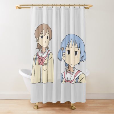 Nichijou Yuuko & Mio Shower Curtain