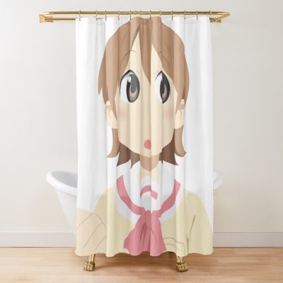 Nichijou Yuuko With Bird Shower Curtain