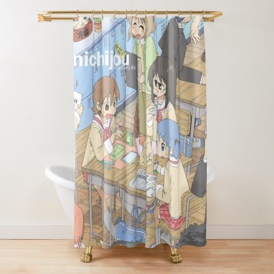 Official Nichijou Logo Shower Curtain