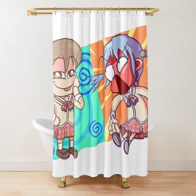 Nichijou Best Friends (mio & Yuuko) Shower Curtain