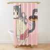 Nichijou Nano Donut Shower Curtain