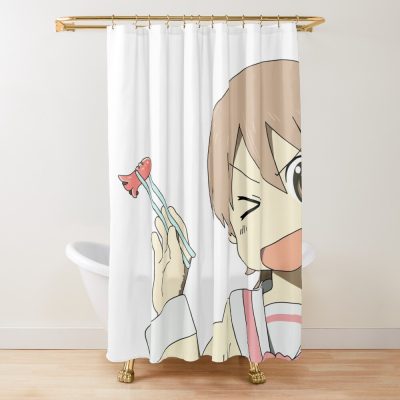 Nichijou Yuuko Sausage Shower Curtain