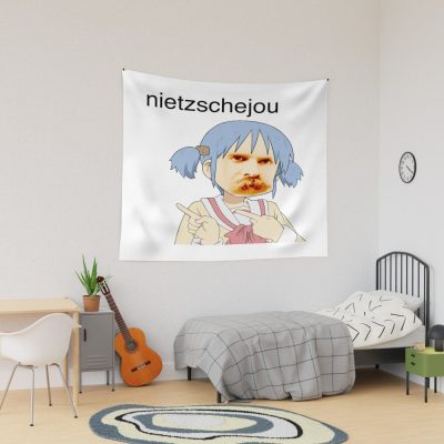 Nichijou Nietzsche Meme Tapestry