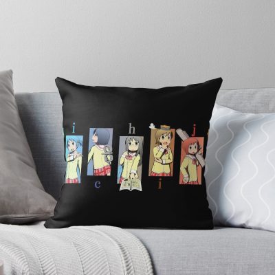 Classic Nichijou Throw Pillow