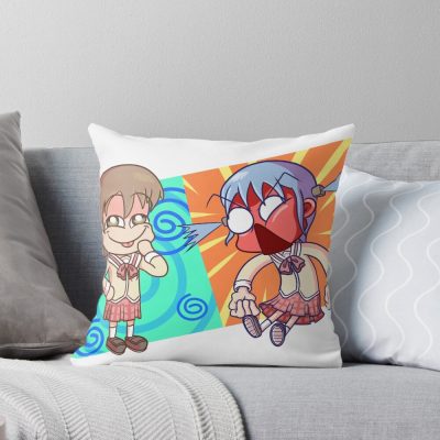 Nichijou Best Friends (mio & Yuuko) Throw Pillow