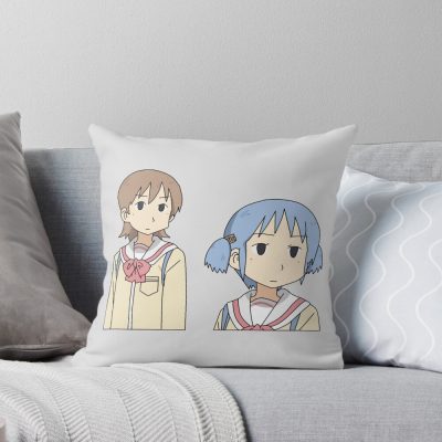 Nichijou Yuuko & Mio Throw Pillow