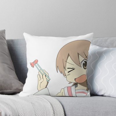 Nichijou Yuuko Sausage Throw Pillow