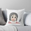 Nichijou Nano Machine Gun Throw Pillow