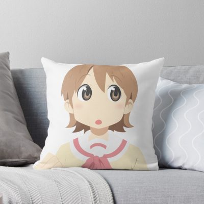 Nichijou Yuuko With Bird Throw Pillow