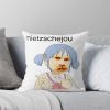 Nichijou Nietzsche Meme Throw Pillow